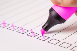 Highlighter marking checkboxes on a form