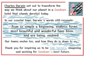 Sandown Town of Culture Bid Postcard (back)