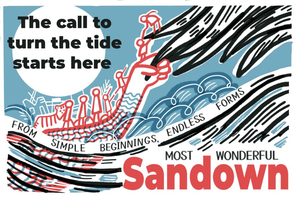 Sandown Town of Culture Bid Postcard (Front)